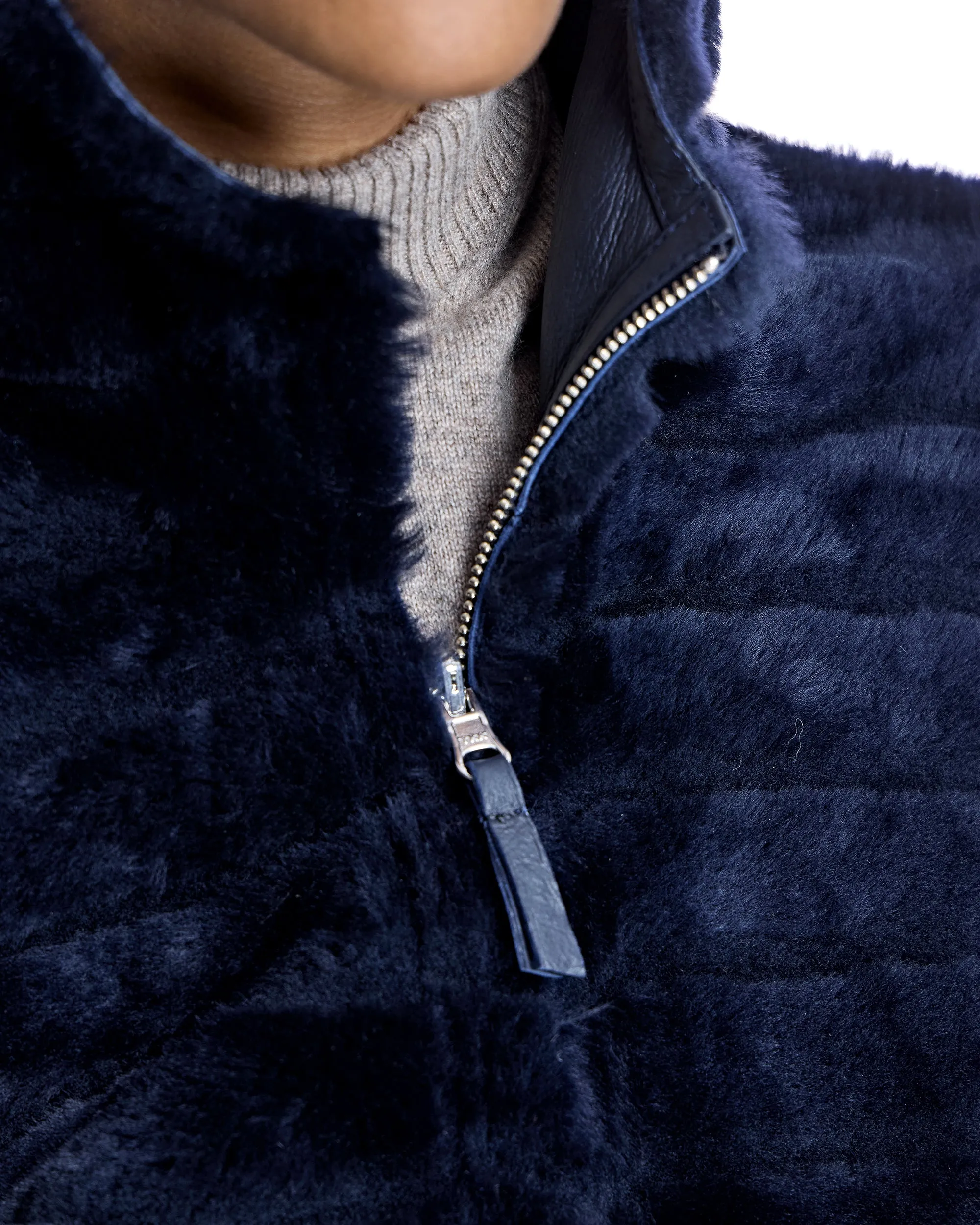 Hooded Shearling Jacket