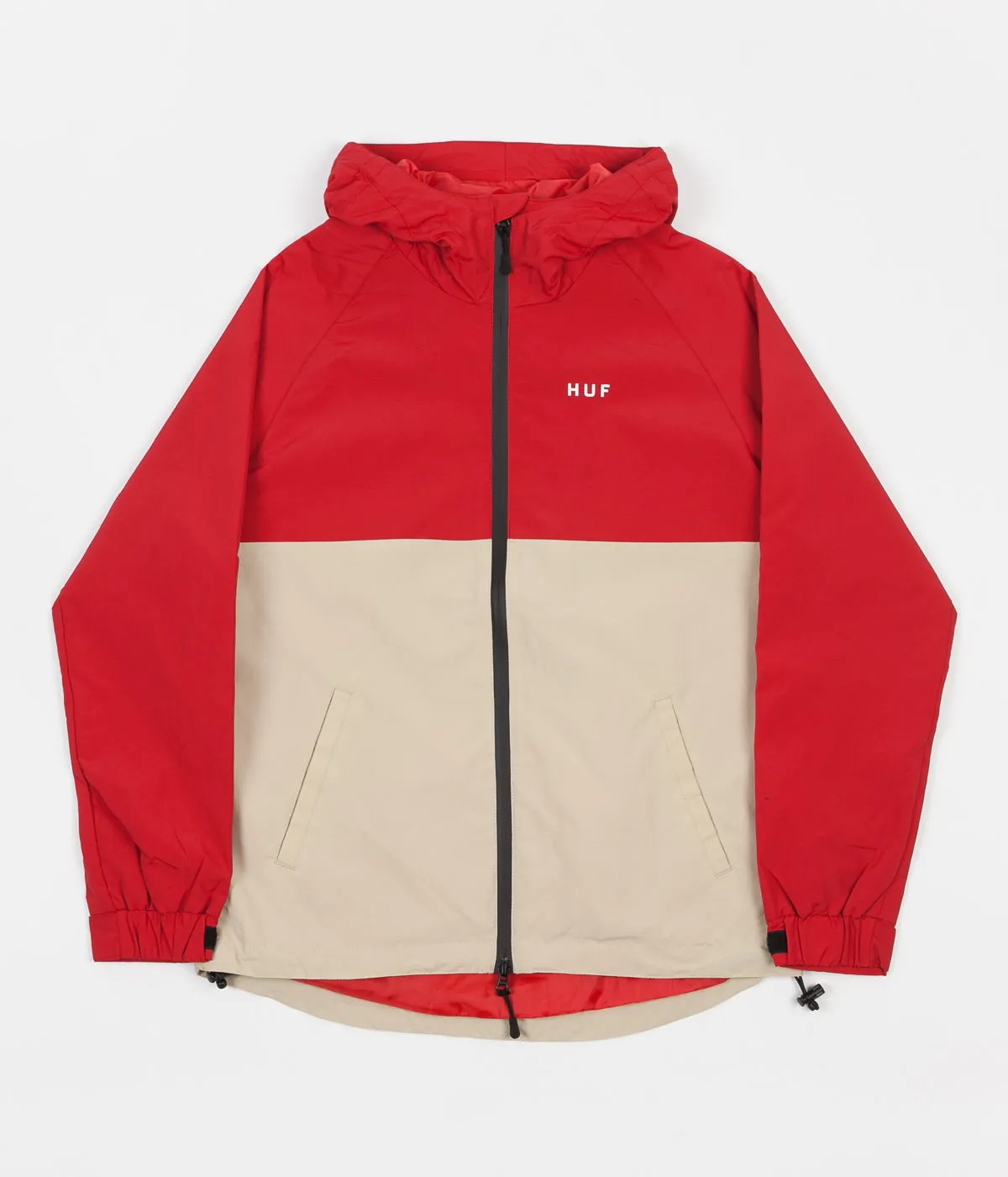 HUF Standard Shell Jacket - Red / Tan
