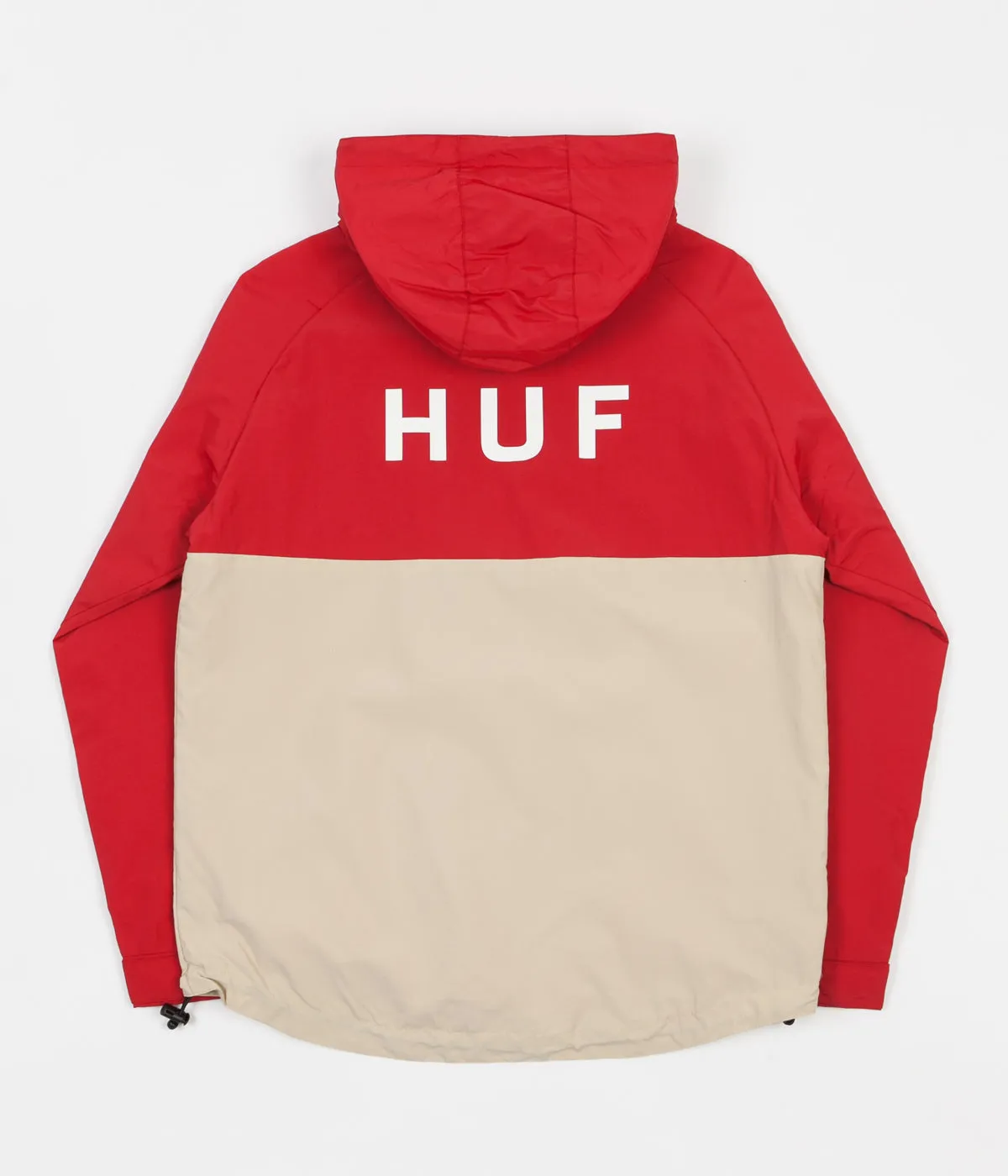 HUF Standard Shell Jacket - Red / Tan