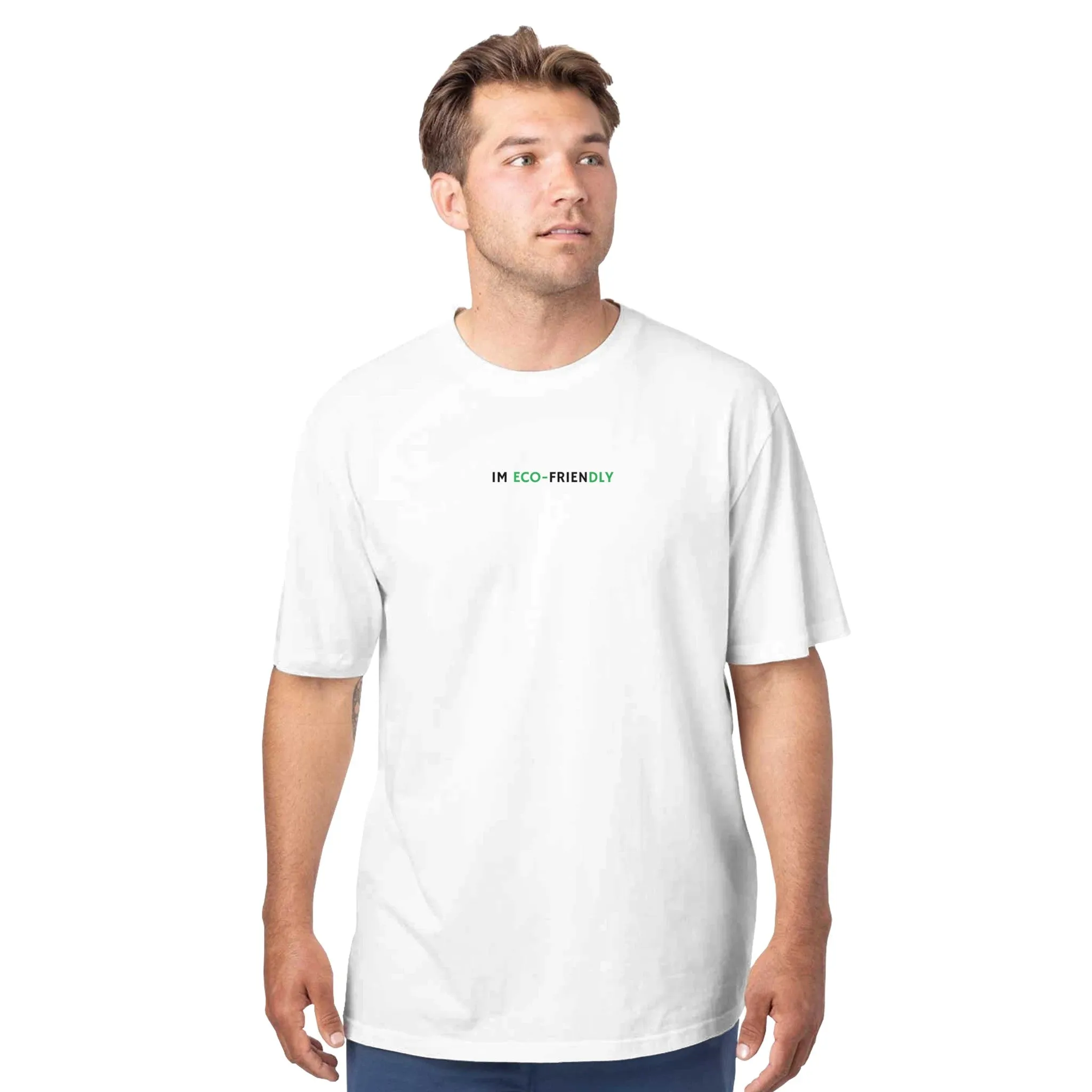 I'M ECO FRIENDLY Crewneck T-Shirt | Econscious EC1070