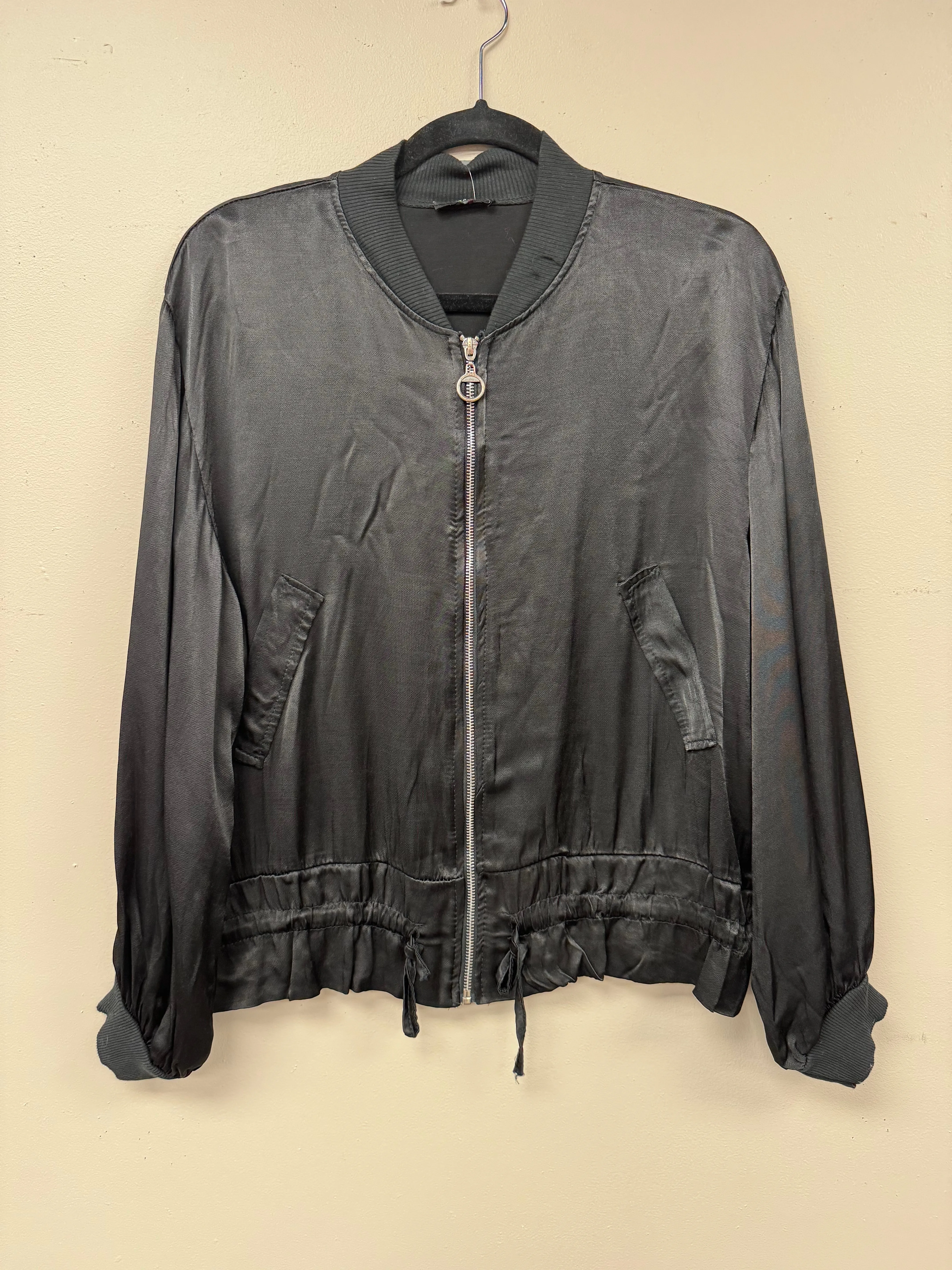 Italian Silky Bomber Jacket