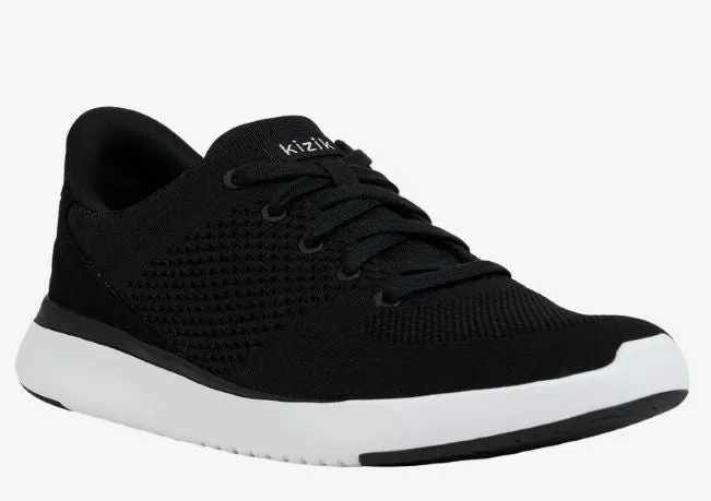 Kizik Lima Slip in Sneaker Black