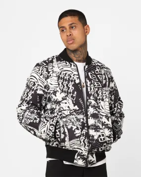Ksubi Autograph Bomber Jacket Black/White