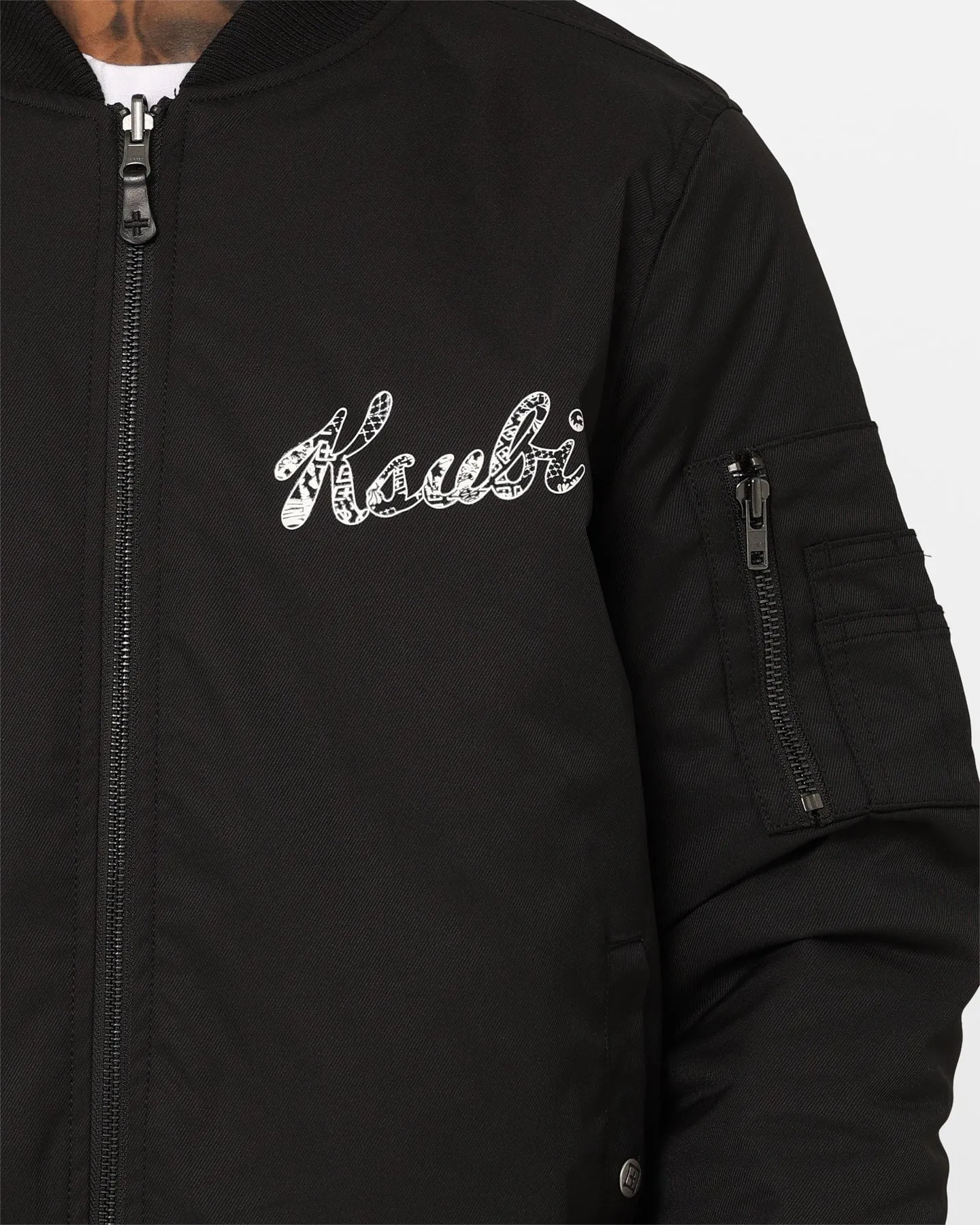 Ksubi Autograph Bomber Jacket Black/White
