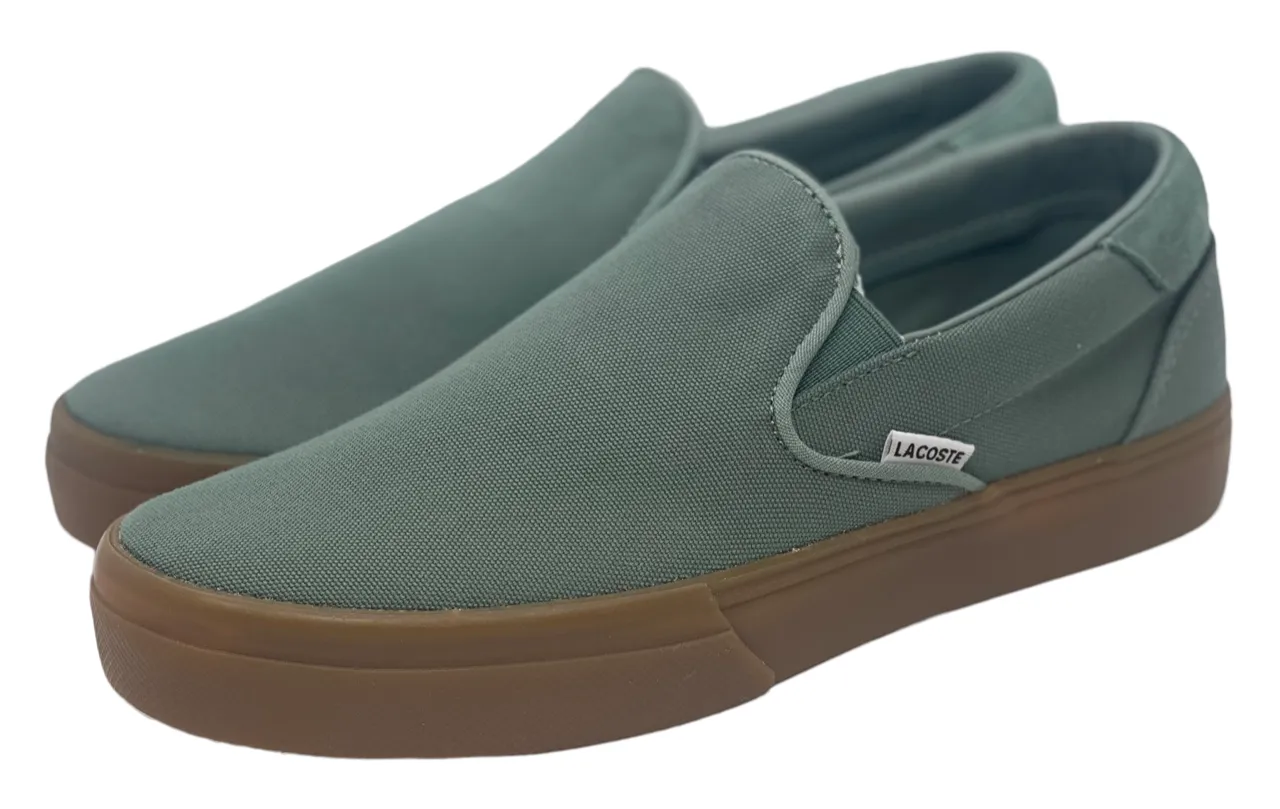 Lacoste Mens Jump Serve Canvas Vulcanised Slip Ons - 7-42CMA0033AAT