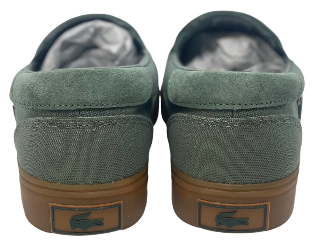Lacoste Mens Jump Serve Canvas Vulcanised Slip Ons - 7-42CMA0033AAT
