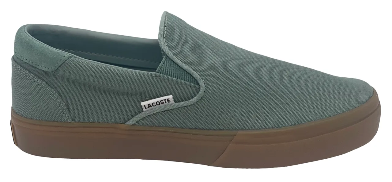 Lacoste Mens Jump Serve Canvas Vulcanised Slip Ons - 7-42CMA0033AAT