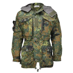 Leo Kohler military ripstop smock jacket flecktarn camouflage tactical cordura