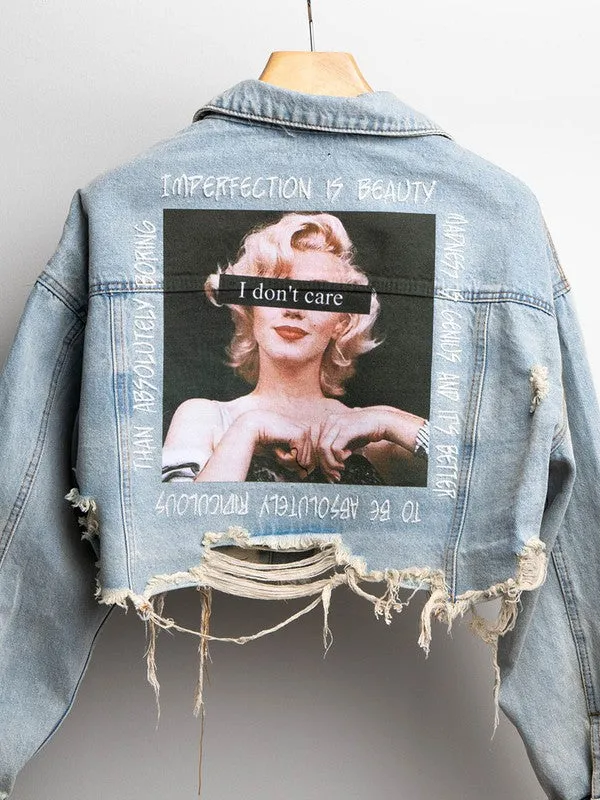 Marilyn Denim Crop Jacket