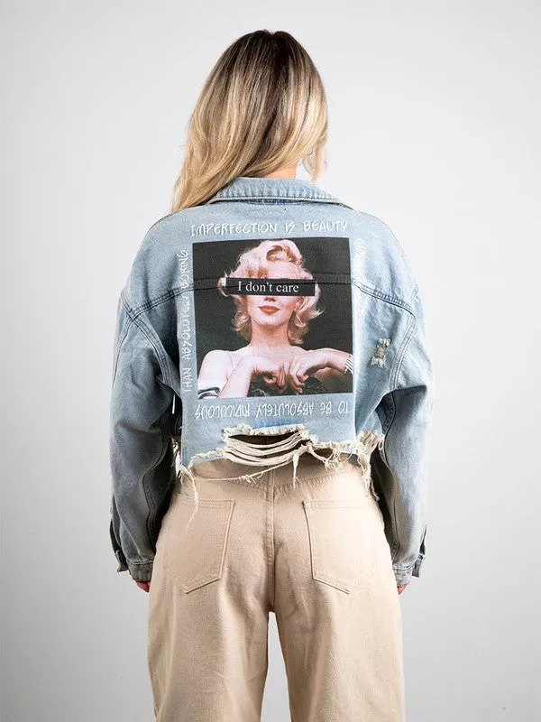 Marilyn Denim Crop Jacket