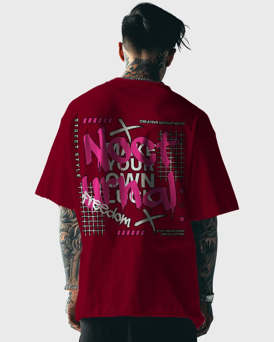 Mens Oversized Tshirt Funky Noct