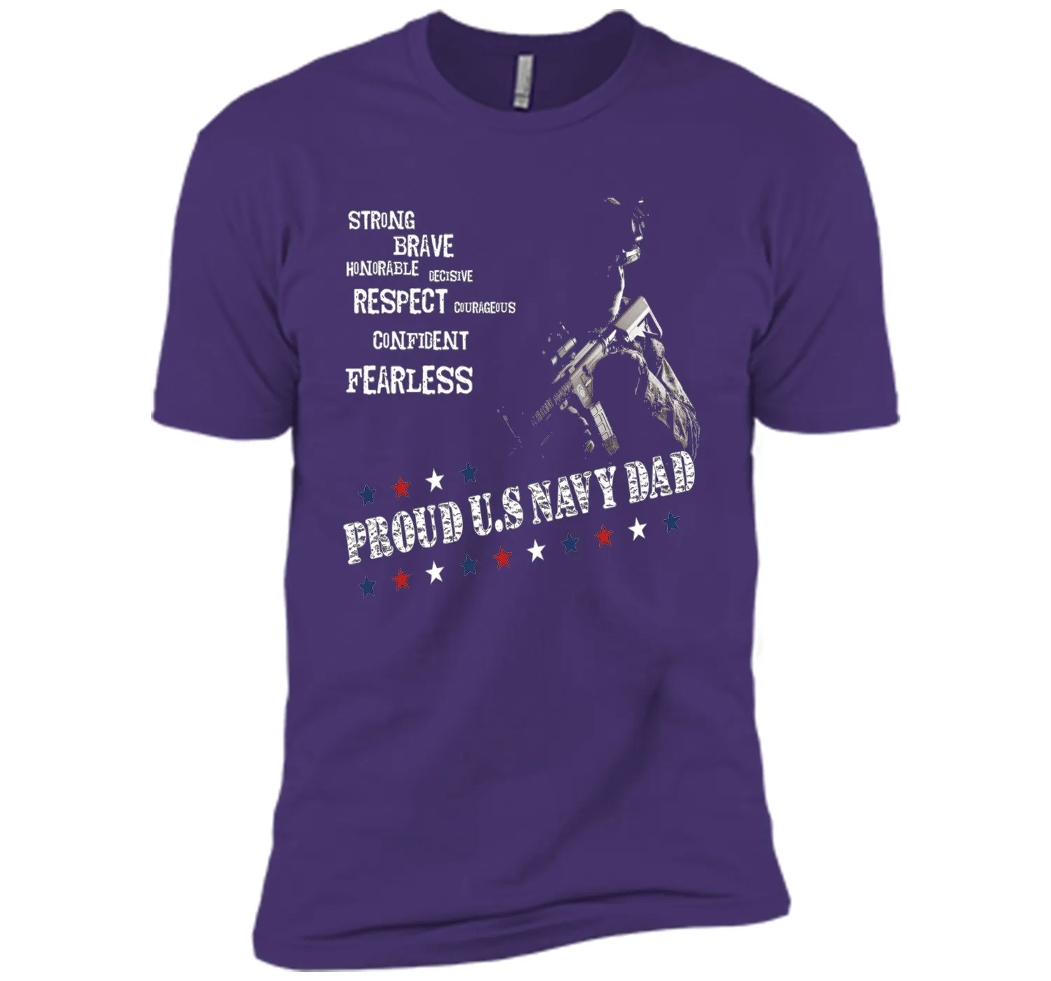 Mens Proud US Navy Dad Shirt, Pride Memorial Day T-Shirt