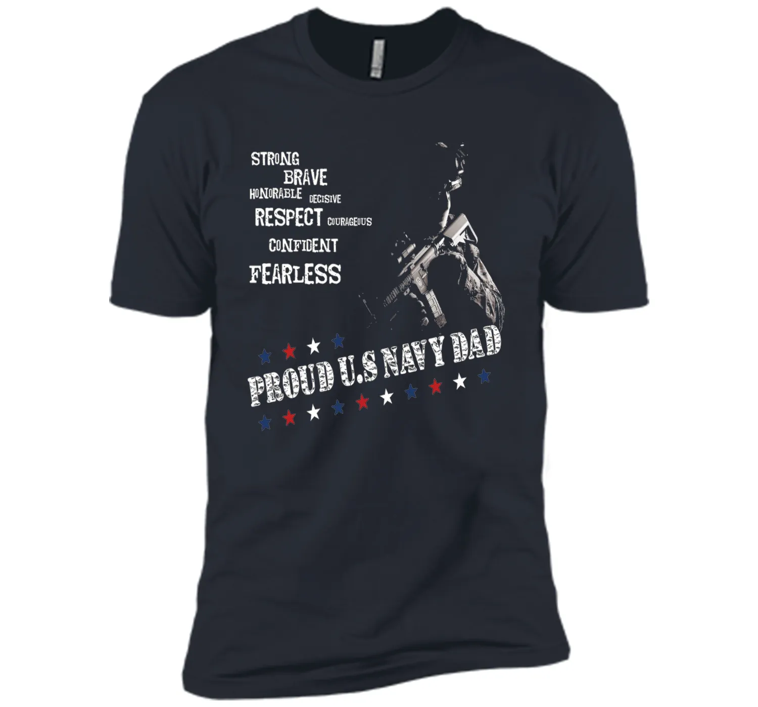 Mens Proud US Navy Dad Shirt, Pride Memorial Day T-Shirt