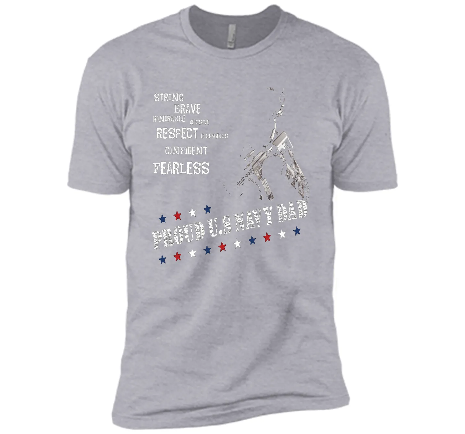 Mens Proud US Navy Dad Shirt, Pride Memorial Day T-Shirt