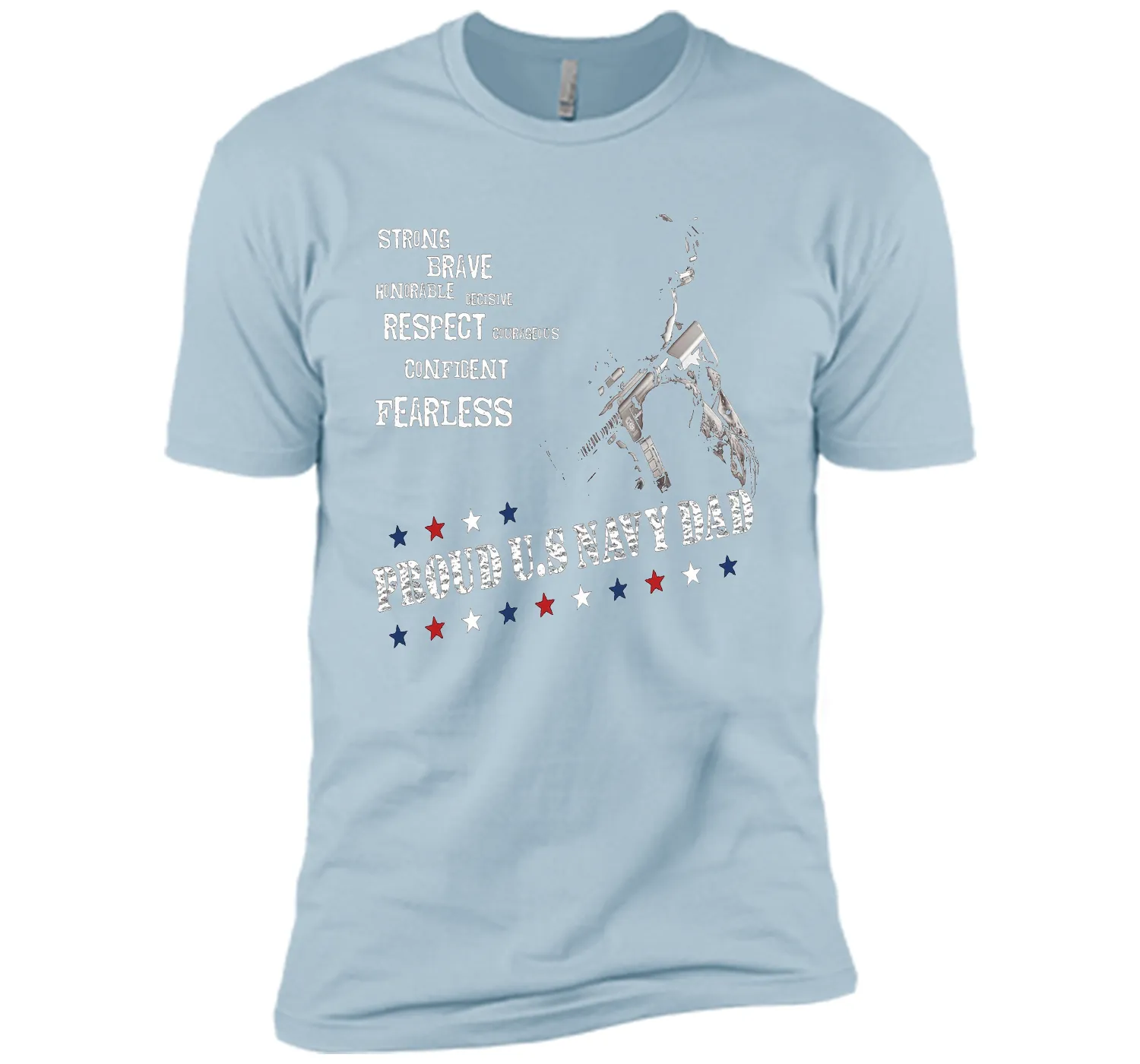 Mens Proud US Navy Dad Shirt, Pride Memorial Day T-Shirt