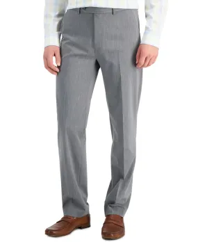 Nautica Mens Modern fit Dress Pants 36 / 32 Light Grey Solid
