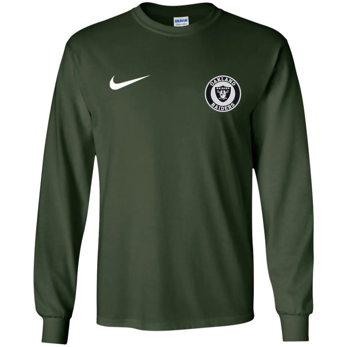 Nike Oakland Raiders Nfl Football Men Long SLeeve Shirt