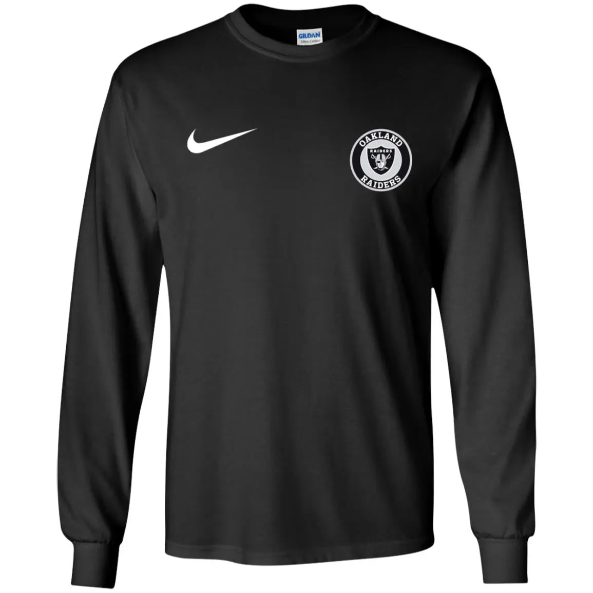 Nike Oakland Raiders Nfl Football Men Long SLeeve Shirt