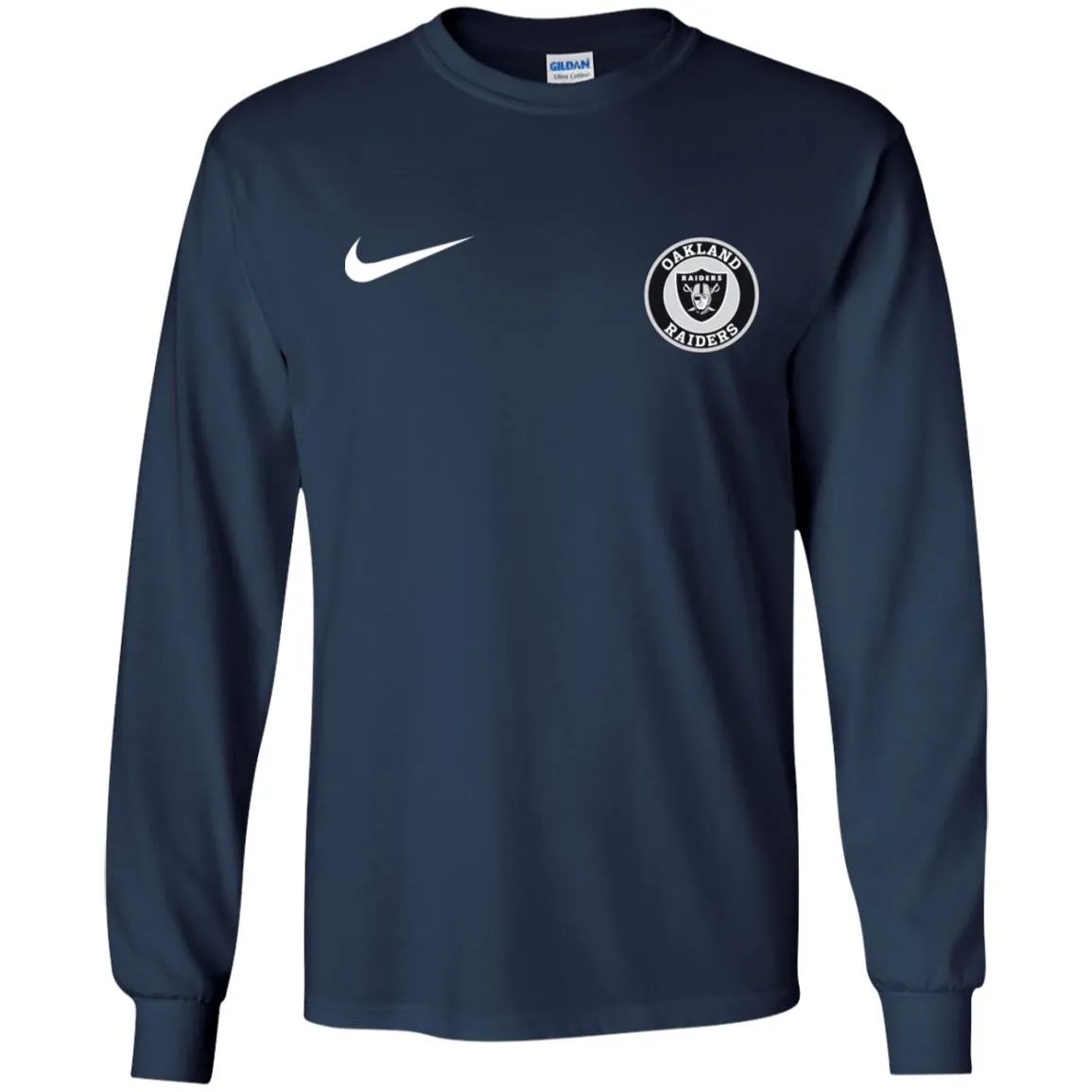Nike Oakland Raiders Nfl Football Men Long SLeeve Shirt
