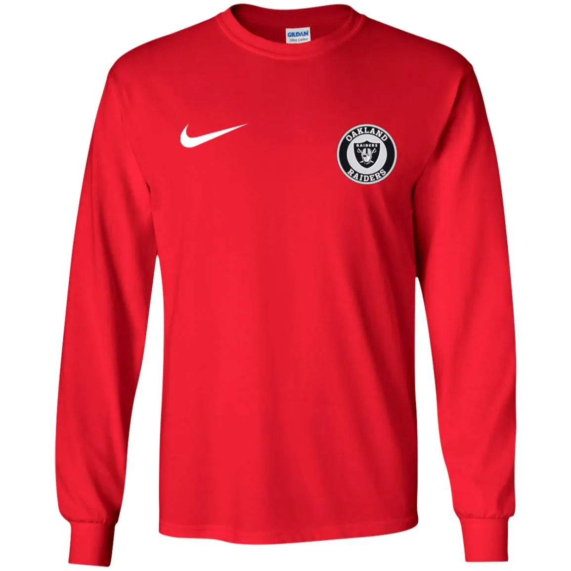 Nike Oakland Raiders Nfl Football Men Long SLeeve Shirt
