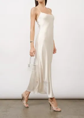 Paula Bias Satin Slip Dress