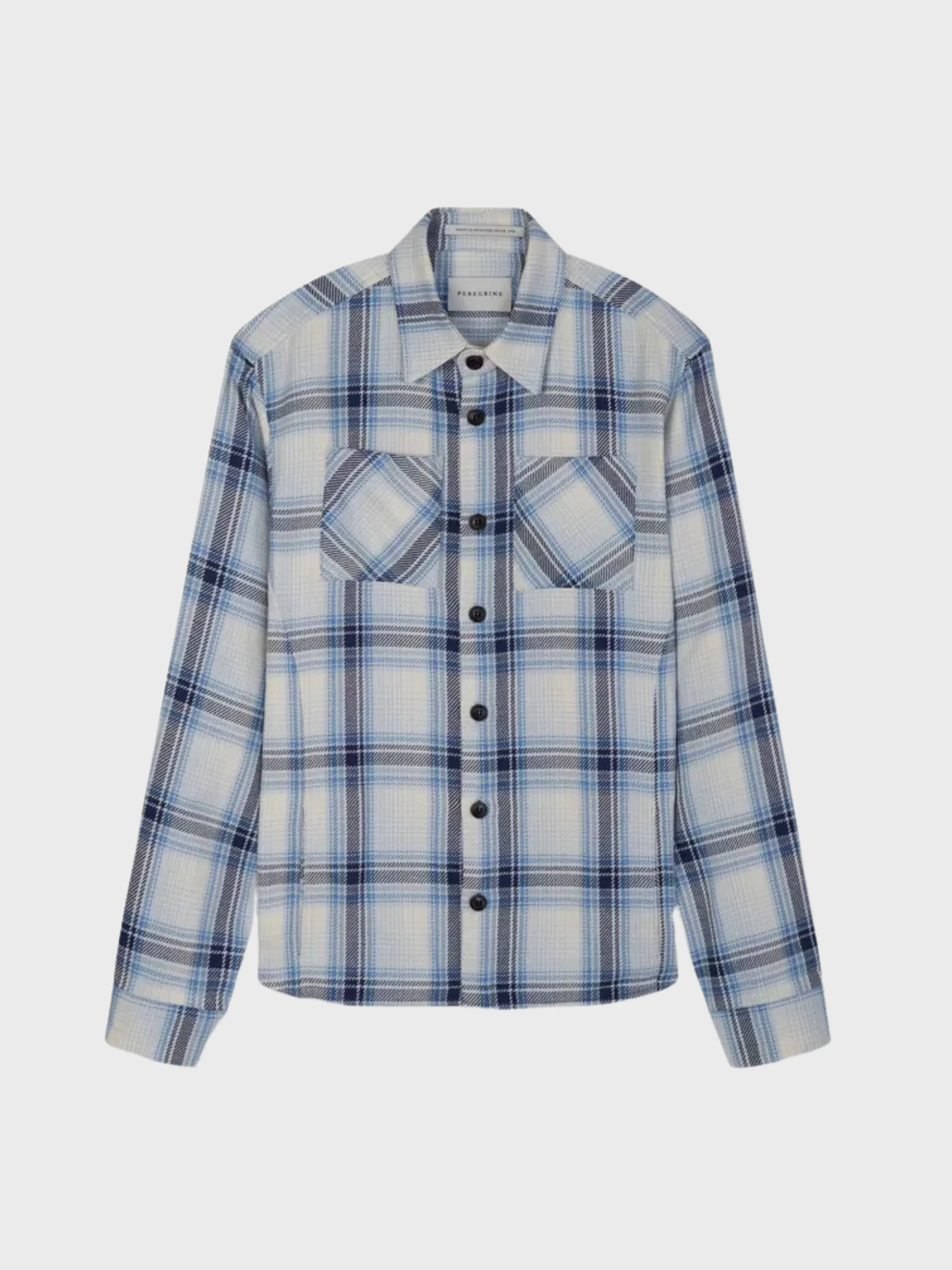 Peregrine Jacket Blunt Overshirt Blue Check