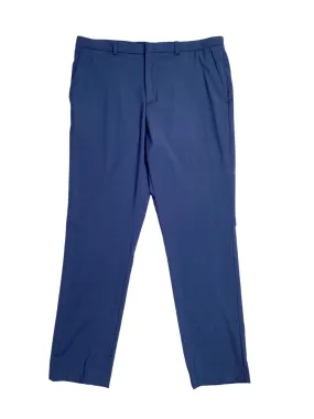 Perry Ellis Portfolio Mens Slim Fit Windowpane Suit Dress Pants  Blue 32 x 30