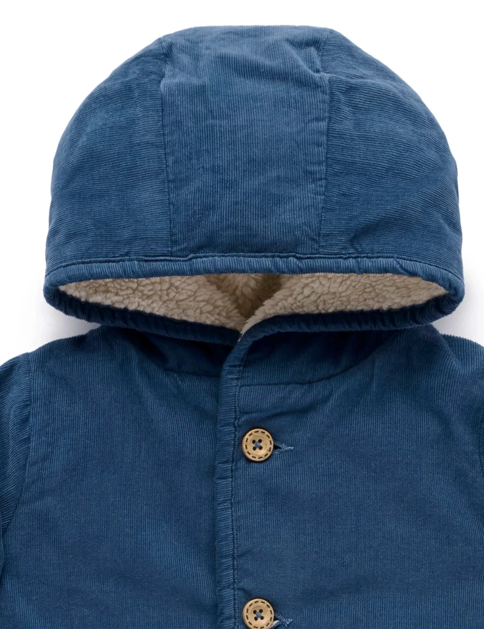 Purebaby - Corduroy Shearling Jacket | Storm Melange