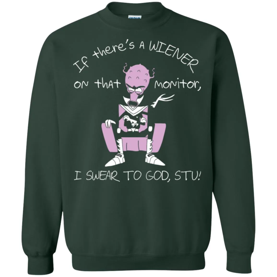 Rick And Morty If There's A Wiener Unisex Crewneck Pullover Sweatshirt