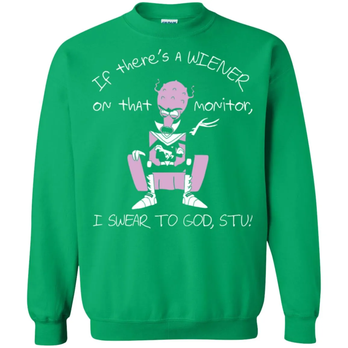 Rick And Morty If There's A Wiener Unisex Crewneck Pullover Sweatshirt