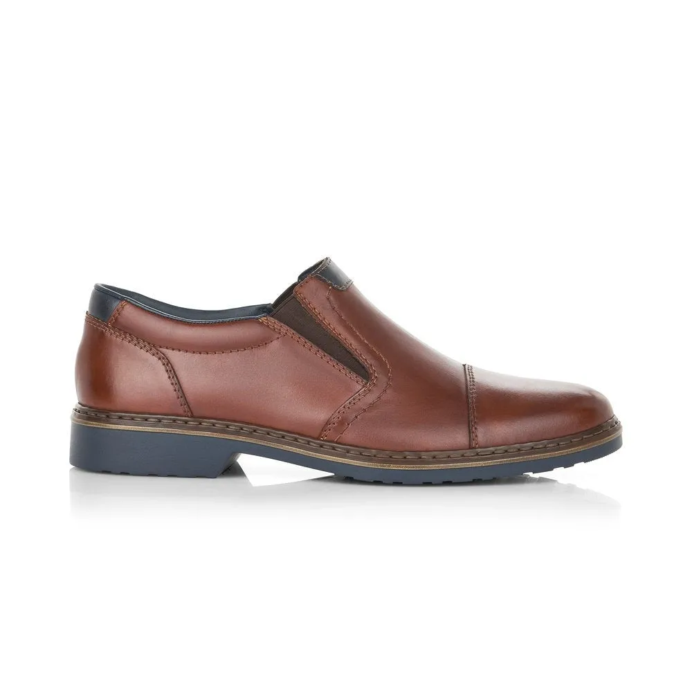 Rieker Men's Slip On Shoe Brown