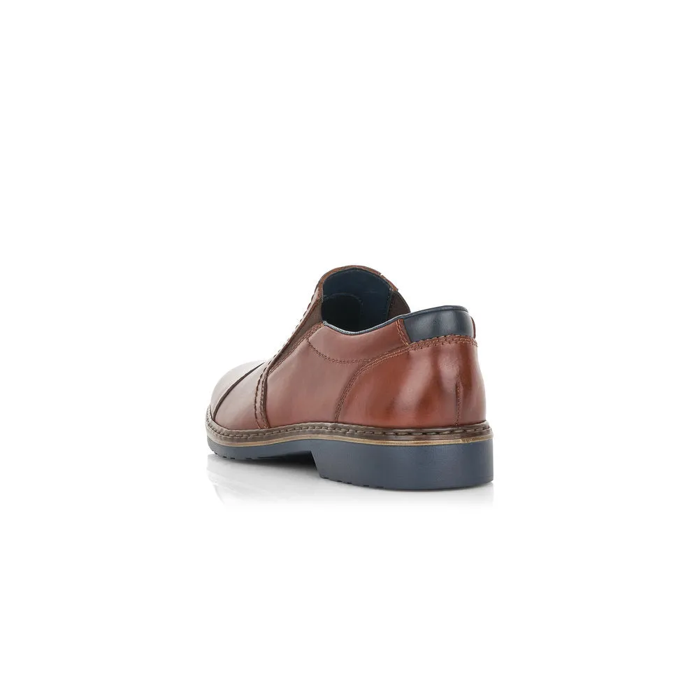 Rieker Men's Slip On Shoe Brown