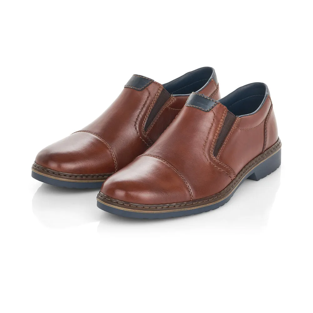 Rieker Men's Slip On Shoe Brown