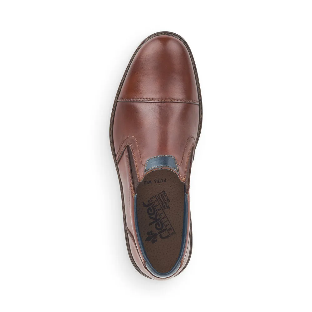 Rieker Men's Slip On Shoe Brown
