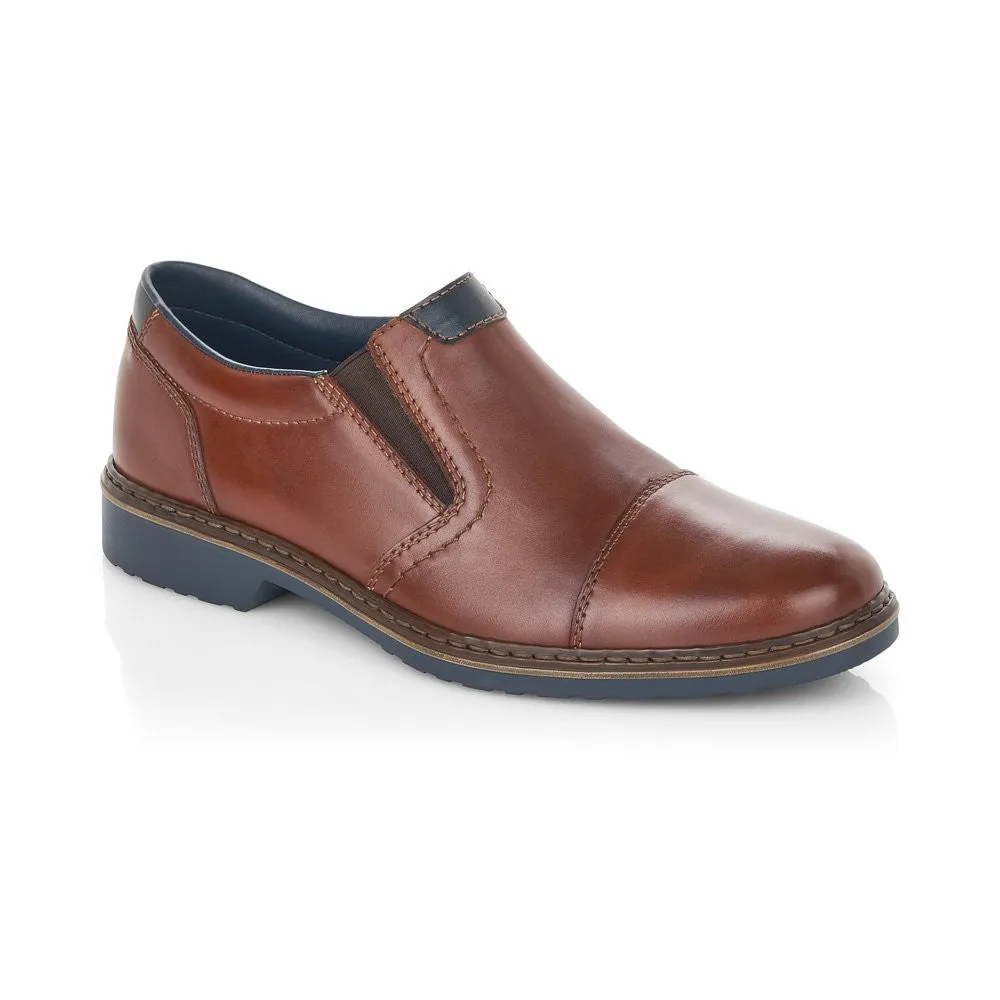 Rieker Men's Slip On Shoe Brown