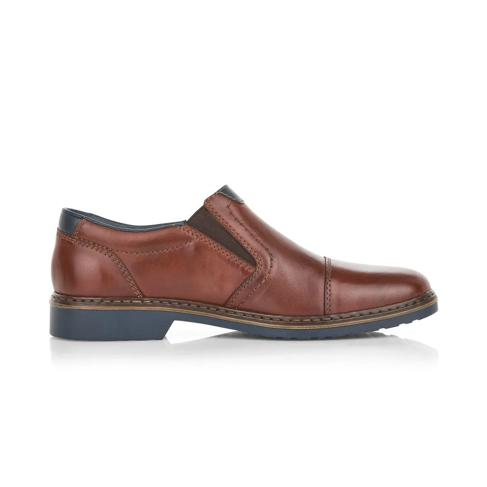 Rieker Men's Slip On Shoe Brown