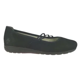 Rieker Women's Slip On Mary Janes- Black