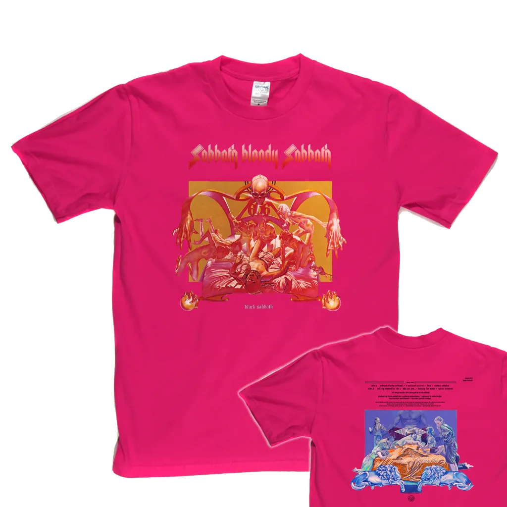 Sabbath Bloody Sabbath Front And Back T-Shirt
