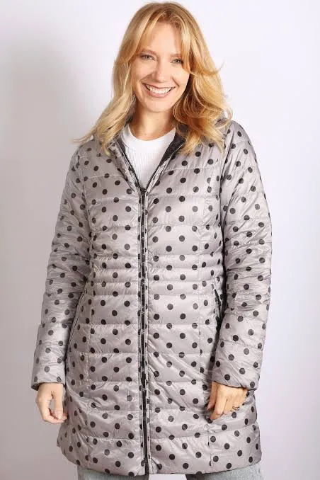 SABENA REVERSIBLE 3/4 LENGTH DOWN JACKET