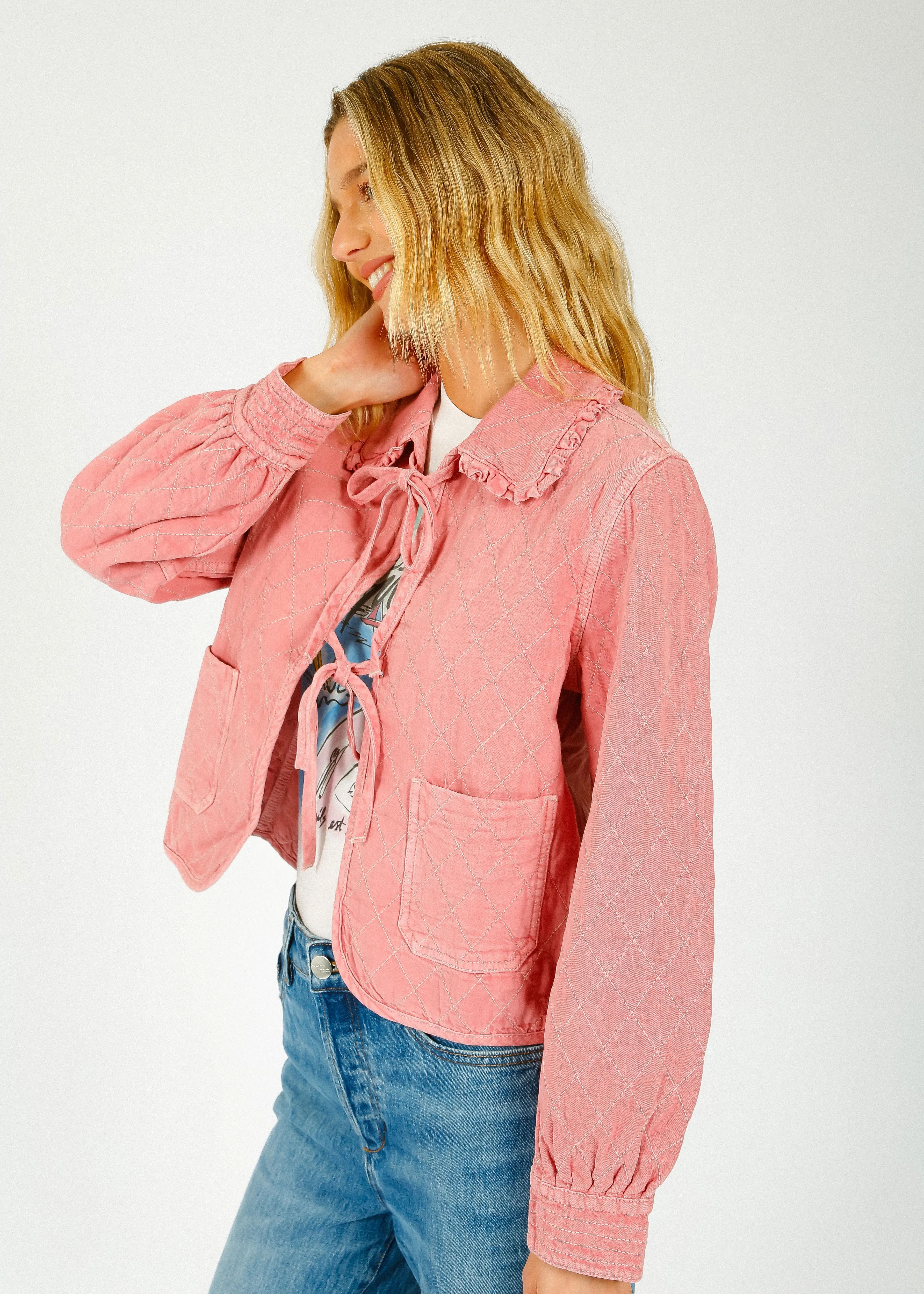 S&M Heidi Jacket in Powder Pink
