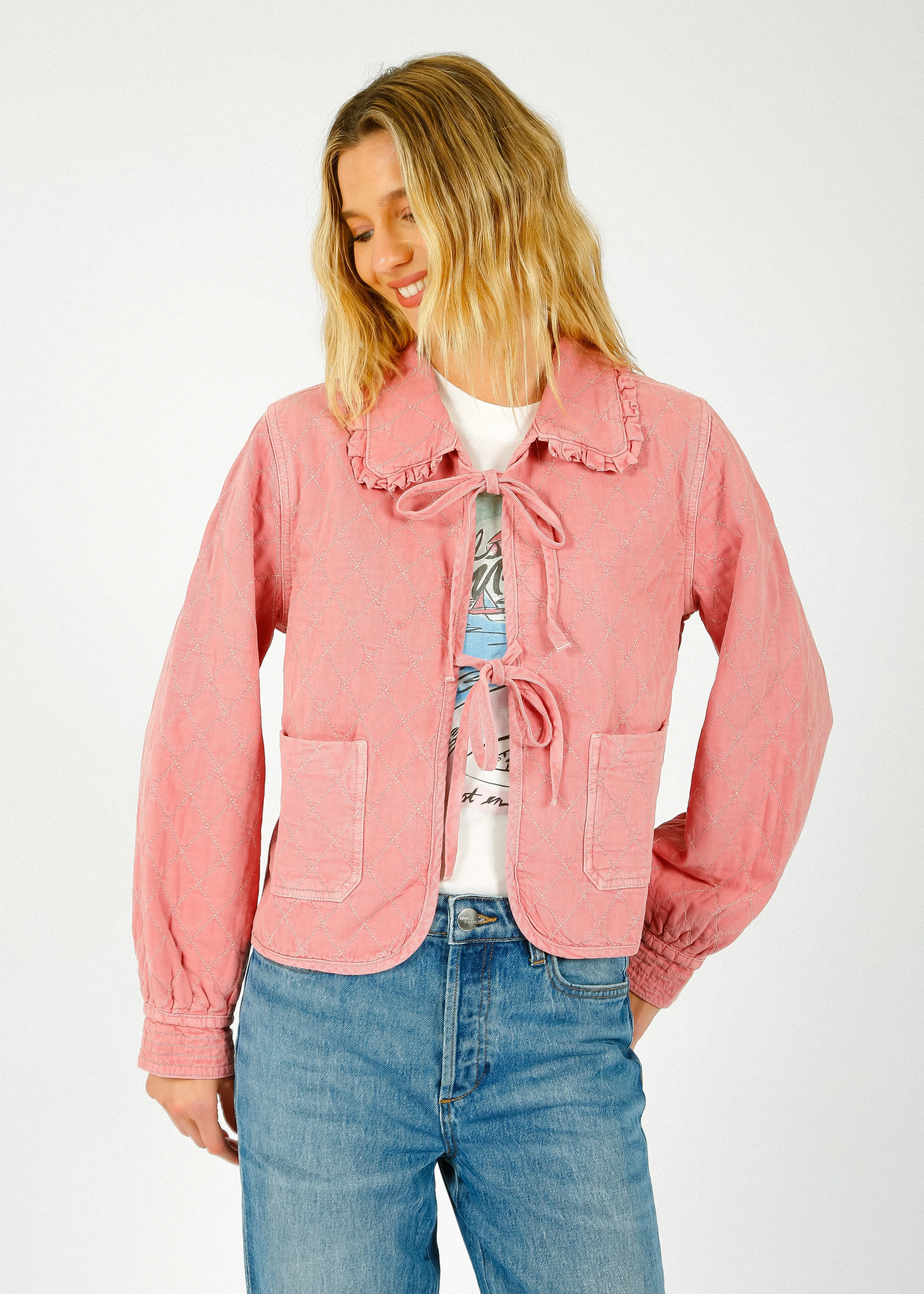S&M Heidi Jacket in Powder Pink