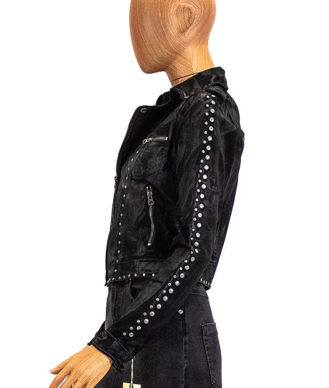 Savannah Matte Leather Jacket