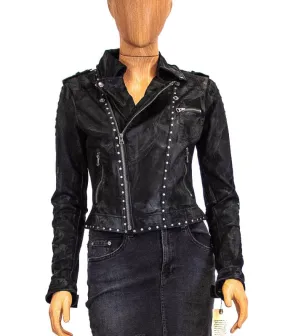 Savannah Matte Leather Jacket