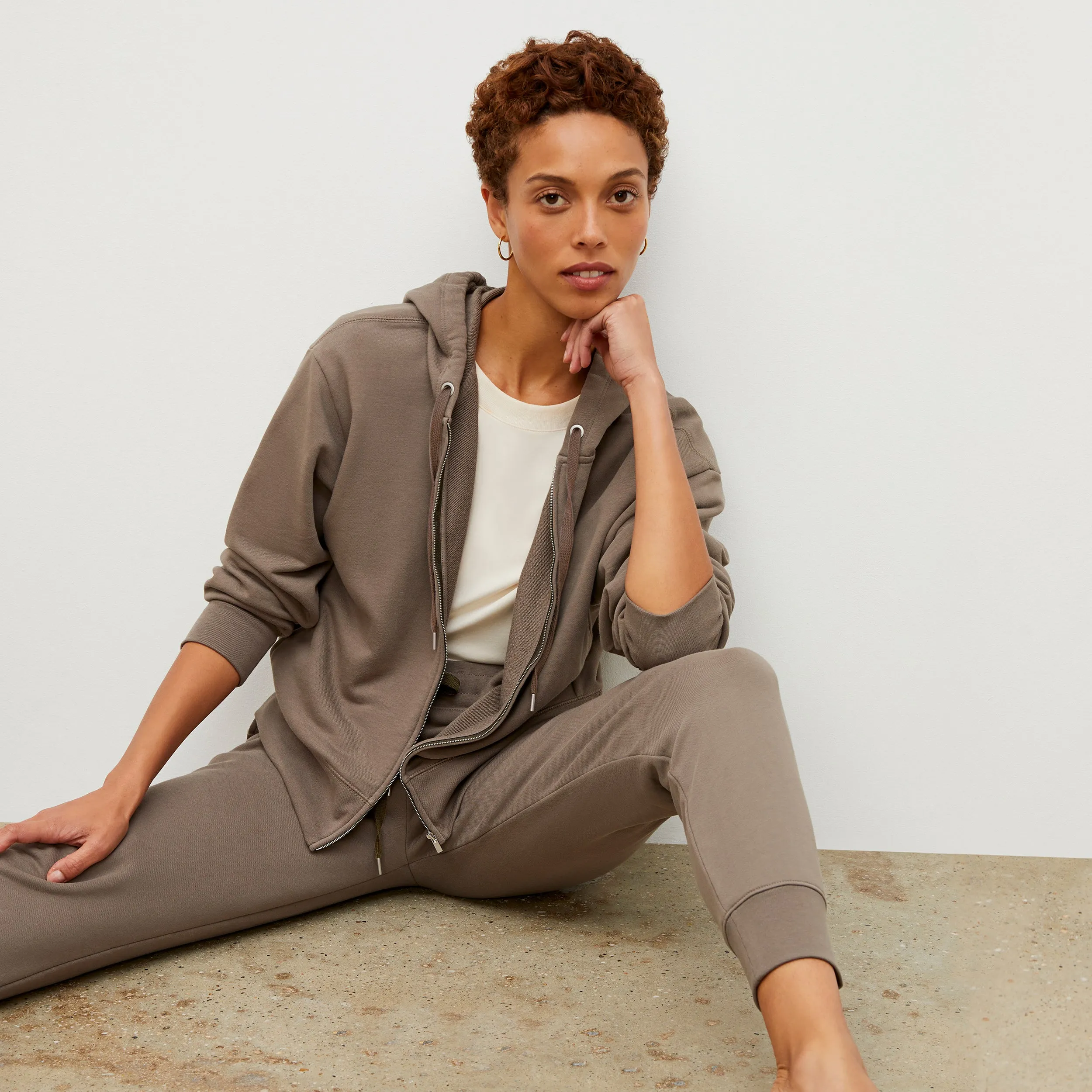Shae Hoodie - French Terry :: Mink