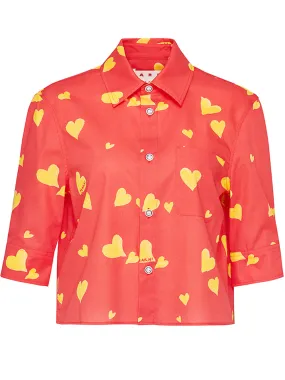 Short Box Shirt With Short Sleeve