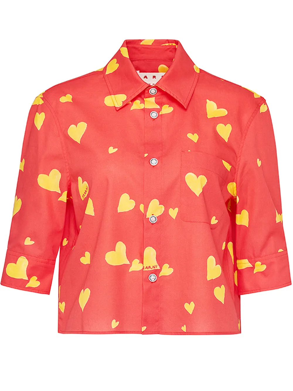 Short Box Shirt With Short Sleeve