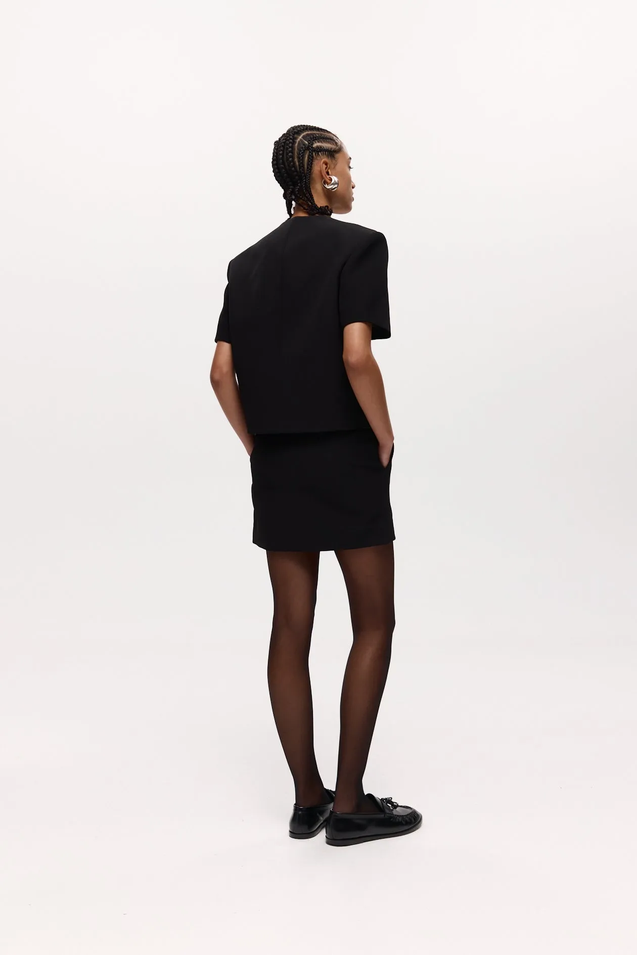 Short Sleeve Tilmens Jacket Black