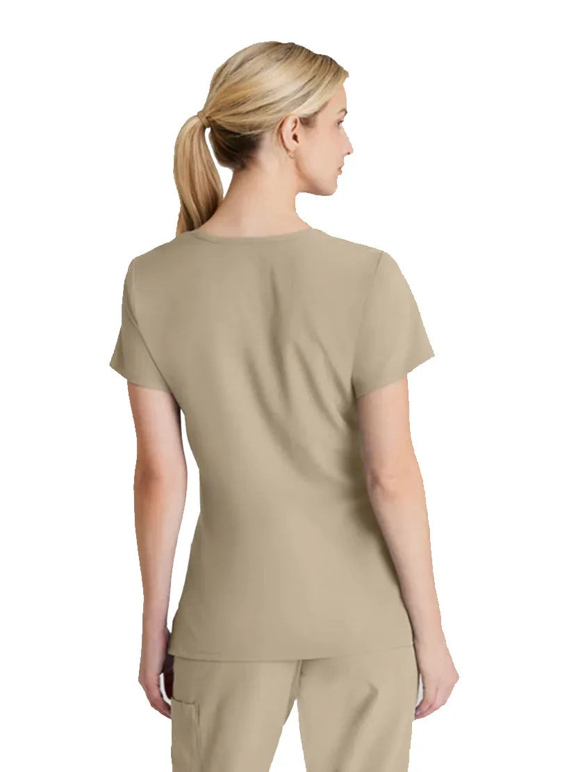 SKECHERS™ by Barco Reliance 3-Pocket Crossover V-Neck Scrub Top