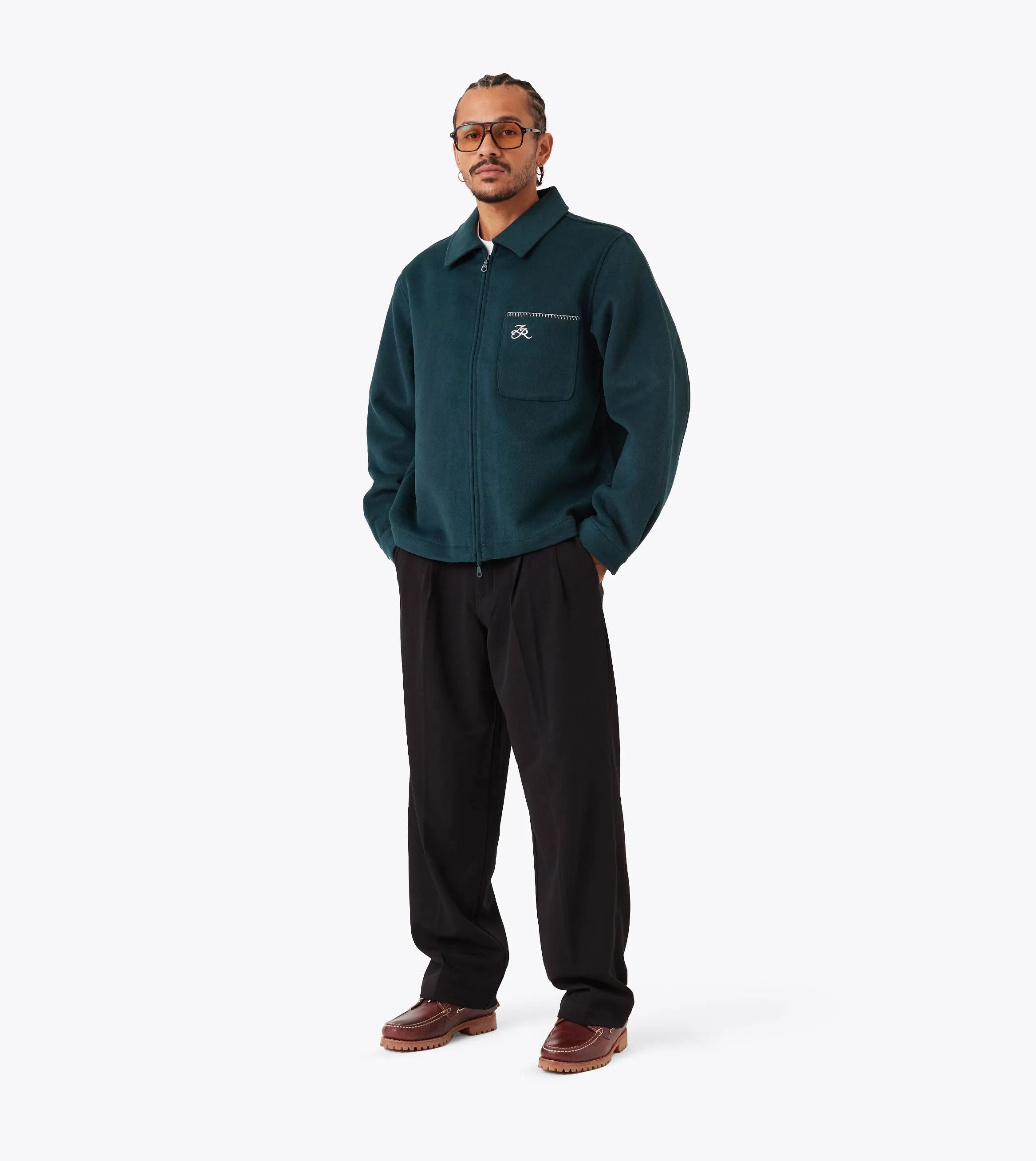 Stitched Overshirt Forest