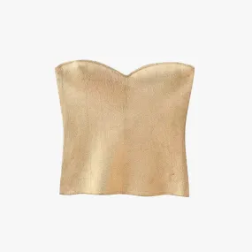 Sunny Metallic Tube Top